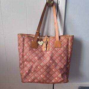 Dooney & Bourke Pink Large Tote -Vintage